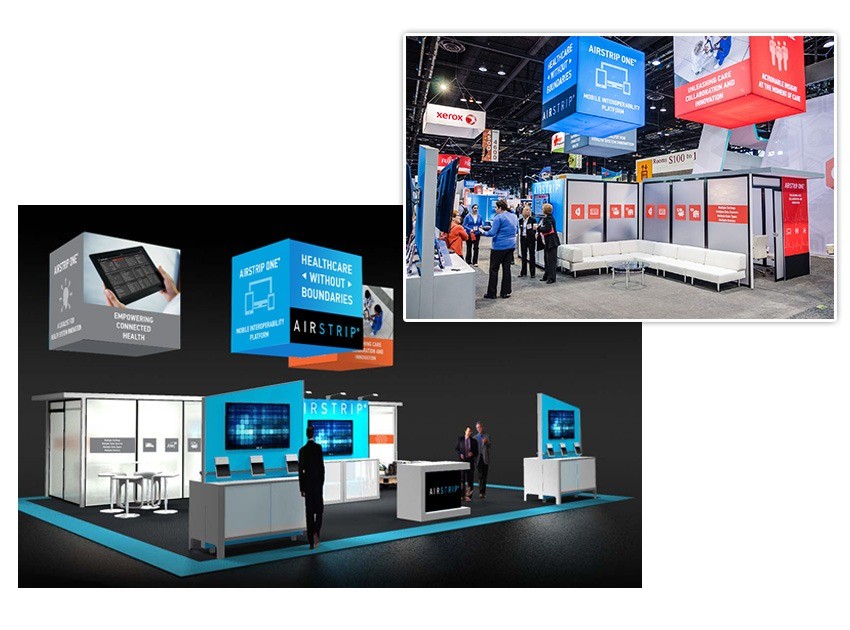 Tradeshow booth visual design