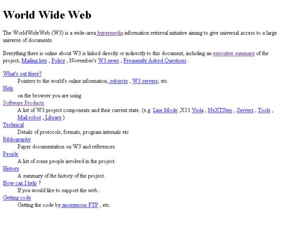 first website ever only pic
