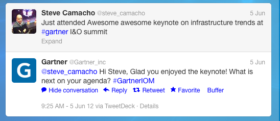 Gartner twitter