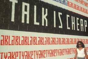 Talk Is Cheap Sign